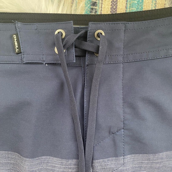Nwt MENS O'Neill Blue and Orange Board Shorts - Picture 6 of 14